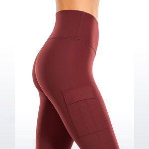 Mujeres Yoga Fitness deporte cintura media levantamiento de glúteos mallas de entrenamiento pantalones elásticos de entrenamiento de gimnasio sin costuras de secado rápido mallas ecológicas - Product Image 2