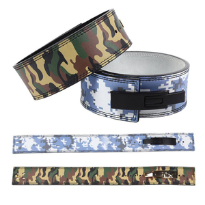 Cinturón de entrenamiento de cintura de gimnasio de cuero genuino de Material de piel de vaca de Pakistán con aleación para hebilla - Product Image 6