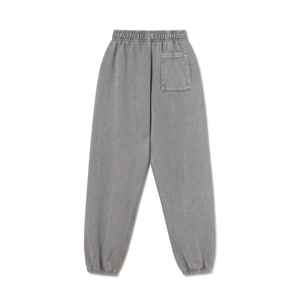 Custom Embroidery Print Logo Heavy <b>Weight</b> Flare Sweat Pants Fleece Jogger Cotton Straight Wide Leg <b>Trousers</b> Sweatpants for Men - Product Image 4