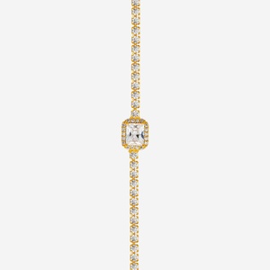 92.5 <b>Silver</b> Crystal <b>Bracelet</b> 191284 Elegant <b>Bangle</b> with Alluring Crystals - Product Image 4