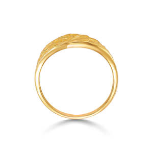 แหวนสเตนเลสสตีลชุบทองคำสีกุหลาบสำหรับผู้หญิง - Product Image 4