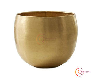 Handcrafted Golden Brass <b>Vase</b> for Home Garden Wedding or Office Decor Iron Bowl for Holding <b>Other</b> Flowers - Product Image 3