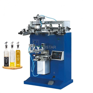 Factory Price Semi Automatic Glass Bottle Logo Patterns Screen Printing Machine for Sale