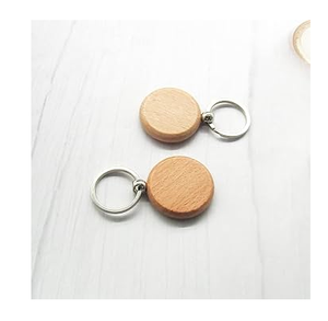 Porte-clés personnalisé en bois uni Accessoires Logo Design élégant Artisanat Porte-clés en bois Meilleurs cadeaux à utiliser - Product Image 2