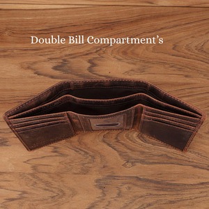 Portefeuille en cuir de luxe de la meilleure qualité avec protection RFID et style minimaliste élégant pour les professionnels modernes disponibles à la vente - Product Image 3