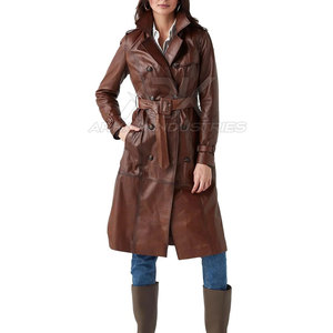 Abrigo de Cuero Premium para Mujer con Forro Interior Suave y Diseño Elegante para la Moda de Invierno y Uso Diario - Product Image 4