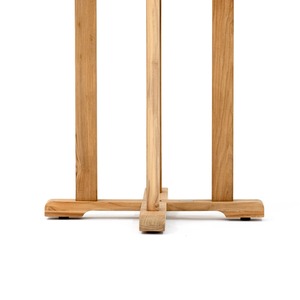 Mesa de comedor de madera de teca estilo bistró moderna, mesa plegable cuadrada para jardín al aire libre, mesas comerciales de madera maciza para restaurante - Product Image 4