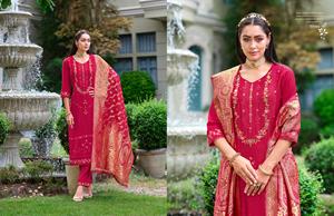 ผ้าเคอร์ติสโคสปักด้วยมือล่าสุดพร้อมลายมีนาและลูกไม้แฟนซีแจ็คการ์ด - Product Image 2