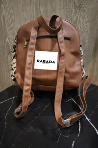 กระเป๋าเป้หนังวัวทำมือแท้ทำด้วยมือกระเป๋าเป้หนังแกะสลักทำด้วยมือมีสไตล์ตะวันตก - Product Image 3