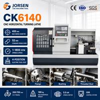Tour horizontal CNC automatique CK6140, portée de 400 mm, alésage de broche de 52 mm, commande GSK, usinage des métaux