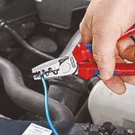 KNIPEX Wire End Crimping <b>Pliers</b> with Multi-Component Grips Overall Length 180mm Polished 0.25-16.0 (AWG 23-5) Mm - Product Image 4
