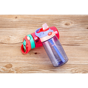 SilverJet 480Ml Bpa-Free <b>Plastic</b> Water Bottle With <b>Straw</b> For Kids School Drink Direct <b>Drinking</b> Back To School - Product Image 2