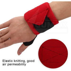 Muñequeras para gimnasio y Fitness a precio barato, muñequeras transpirables de alta calidad con logotipo personalizado - Product Image 1