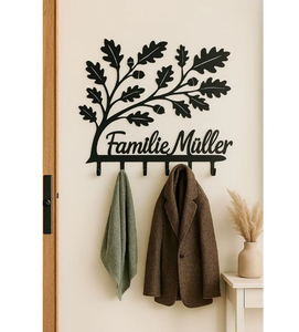 Porte-clés décoratif en métal, organisateur mural créatif pour la maison, le bureau, l'appartement, usage quotidien, design élégant - Product Image 2