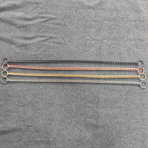 <span class=keywords><strong>Collar</strong></span> para Perro Qbellpet, Nuevo Modelo, Cadena de Acero Inoxidable de 10 mm de Ancho, <span class=keywords><strong>Collar</strong></span> de <span class=keywords><strong>Metal</strong></span> para Pasear Perros, Color Oro Rosa, Resistente a Mordeduras - Product Image 4