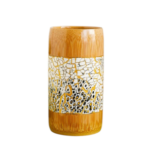 Taza de Bambú Natural con Acabado Lacado para Beber a Diario y Decoración Sencilla del Hogar - Product Image 2