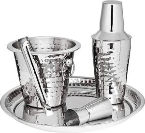 Wholesale Custom Logo Handmade Mini <b>Bar</b> <b>Tool</b> Set Stainless Steel Hammered Handle Premium Metal Material - Product Image 4