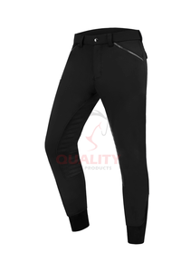 Pantalones de Montar a Caballo para Hombre, Modernos, Suaves y Cómodos, de Tela Elástica/Poliéster, Impermeables, de Secado Rápido, para Entrenamiento y Competición - Product Image 6