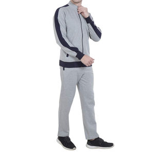 100% coton survêtement d'entraînement pour hommes dernière conception costume de suivi pour hommes blanc respirant et léger grande taille OEM - Product Image 2