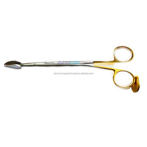 Tijeras Manuales Davicon de Acero Inoxidable de Alta Calidad con Certificación CE, Dissectores Faciales Trepsat con Puntas Espatuladas - Product Image 3