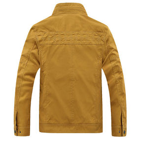 Veste en cuir pour hommes en gros Fermeture à glissière Vestes en cuir personnalisées Qualité supérieure Coupe-vent Vestes pour hommes à la mode - Product Image 4