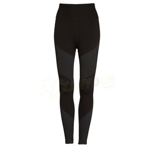 Meilleure qualité femmes sport Legging course à pied en gros conception personnalisée sans couture respirant taille moyenne sportif extensible tricoté - Product Image 5