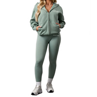 Conjunto de Yoga para Mujer 2026, Bra Deportivo de Compresión y Leggings, 2 Piezas, Ropa Deportiva Transpirable, Antibacteriana, para Gimnasio, Spandex/Nailon