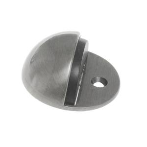 Tope de puerta, atornillado, Hemisferio-Níquel/Satinado - Product Image 1
