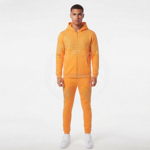 Survêtements en molleton avec strass de couleur unie 100% coton, nouveau design, survêtements en molleton avec strass pour hommes - Product Image 5