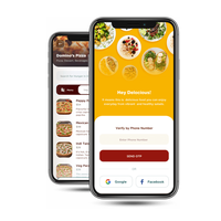 Yüksek Kaliteli Online Yemek Siparişi Verme Uygulaması Geliştirme Özelleştirilmiş Fonksiyonlarla İnternet Versiyonu Küresel Aktivasyon