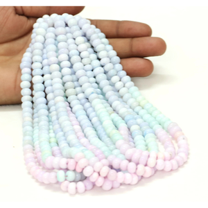 Perles rondes en opale multicolores : Bijoux en pierres précieuses AAA (7-10 mm) - Product Image 1