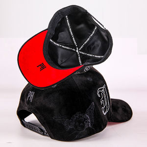 Gorras de Béisbol Personalizables 2025 de 5 Paneles, Bordado 3D en Lona Vaquera, Unisex, con Logotipo de Pedrería, Estilo Y2K, Terciopelo y Franela de Alto Rendimiento - Product Image 3