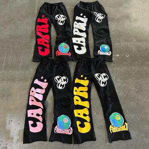 สไตล์ใหม่ทั้งหมดพร้อมเย็บปักถักร้อยและแพทช์พร้อมกางเกงและกางเกงขายาวผ้าฝ้ายผู้ชายพิมพ์ลายพัฟ - Product Image 2