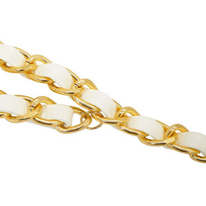 Cổ điển da chuỗi vành đai với dây chuyền vàng chi tiết linh hoạt cho khóa đóng cửa tùy chỉnh chiều dài phong cách giản dị tuyên bố phụ kiện - Product Image 4