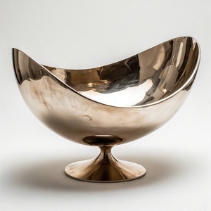 Plateau en aluminium martelé OrnateRay avec cadre décoratif Texture rayonnante Toucher artistique et idéal pour une table sophistiquée - Product Image 1