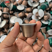 Café en capsules vietnamien de haute qualité, mélange Arabica Robusta 5,7g, café fort, fruité, caramel, onctueux, bon prix, prêt à l'exportation