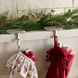 Venta caliente Metal Christmas Stocking Holder Snowflake Gold Star Decorativo Holiday Chimenea Accesorio - Product Image 2