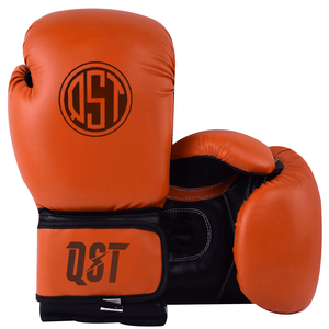 Guantes de boxeo de cuero genuino con accesorios de soporte de muñeca de gancho y bucle Firme y seguro para entrenamiento al aire libre - Product Image 4