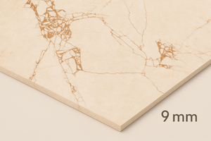 600x600mm đánh bóng màu be đá cẩm thạch nhìn sứ ngói với đậm veining thanh lịch độ bóng cao kết thúc cho sàn hiện đại - Product Image 3