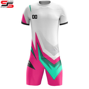 Conjunto de camisetas de fútbol personalizable, kits de fútbol personalizados para hombre, uniforme de fútbol liso de poliéster 100%, cómodo - Product Image 4