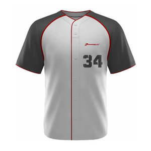 Logo personnalisé uniforme de baseball léger surdimensionné à prix bon marché uniforme de baseball pour unisexe - Product Image 2