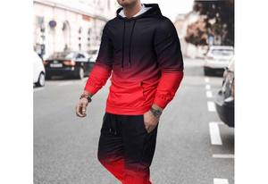 Chándal de sublimación para hombre, ropa informal, antiarrugas, superventas, alta calidad, precio barato, chándal de sublimación hecho a medida - Product Image 2