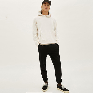 Hot Selling Men's Hoodie High Quality New Fashion with Custom Logo 100% Fleece Fabric Thick Sweatpants Pattern Price - Product Image 1