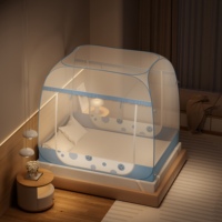 Nouvelle Collection Impression Pop-Up Style Yourte Robuste Design Spacieux Porte Accès Moustiquaire pour Chambre