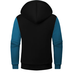 Sweat à capuche zippé premium pour homme, confectionné avec un tissu respirant, idéal pour le jogging, les séances de fitness, l'entraînement en salle de sport et une utilisation décontractée. - Product Image 3