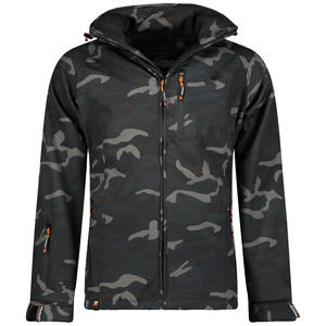 Nuevos puños elásticos Durable Relajado Fit Premium Softshell Chaqueta cortavientos para hombres Cómoda chaqueta transpirable de peso pesado para hombres - Product Image 1