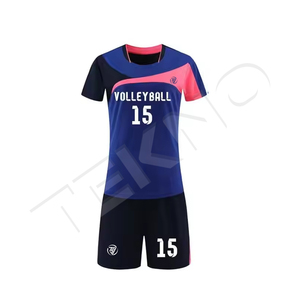 Ensembles d'uniformes de volley-ball personnalisés fabriqués en usine vêtements d'équipe uniformes de volley-ball de couleur personnalisée pour adultes par sublimation professionnelle - Product Image 4