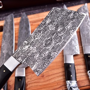 Venta al por mayor de cubertería personalizada OEM ODM: Fábrica profesional de cuchillos de acero de Damasco con nuevo mango de Damasco - Product Image 5