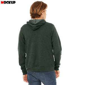 Pulls à capuche en coton mélangé de haute qualité pour hommes Impression numérique personnalisée Logo de broderie pour l'hiver - Product Image 6