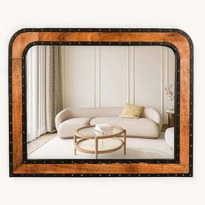 Luxury Handcrafted Wooden <b>Wall</b> <b>Mirror</b> Elegant Artisan <b>Vintage</b> Decor For Homes And Hotels - Product Image 4